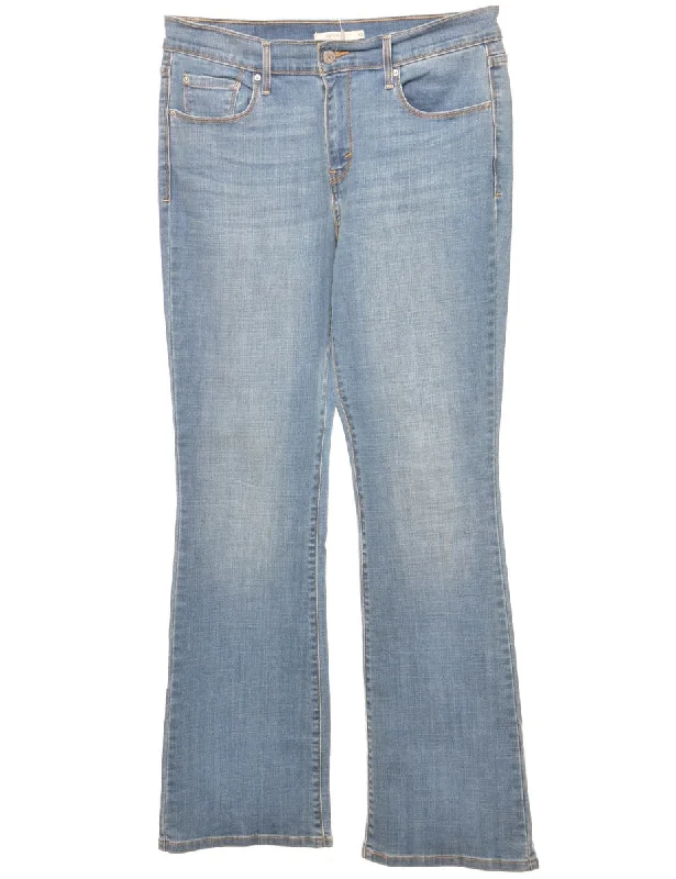 Boot Cut Light Wash Levi's Jeans - W33 L33 Rugged Women's Outdoor 