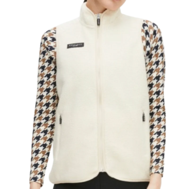 Rohnisch Jolene Vest - White Preppy Women's College