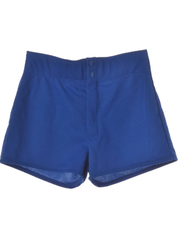 Blue Baseball Shorts Disco