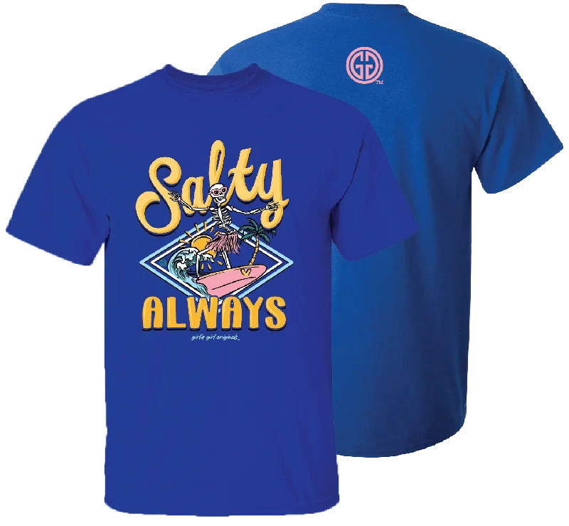 2669 Salty Always Royal Preppy Women's College