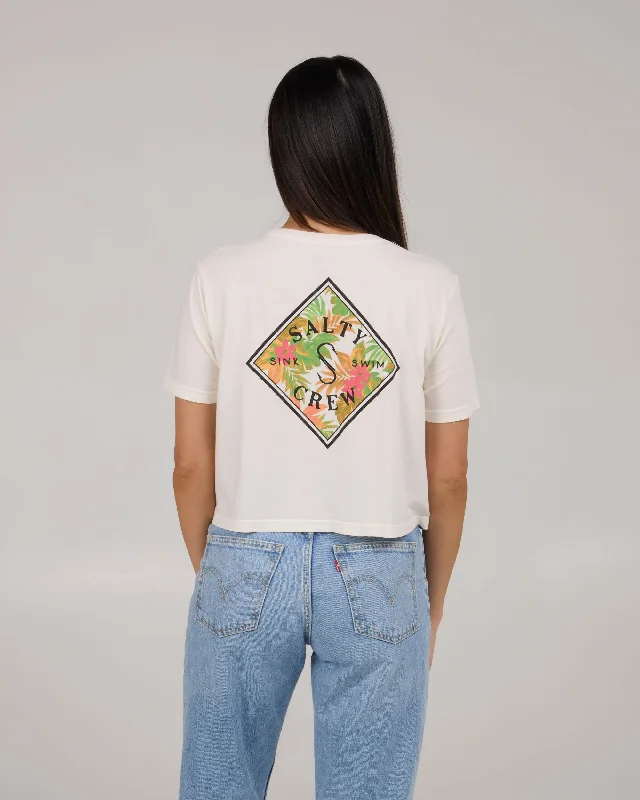 Tippet Fill Crop Tee - Off White purpose