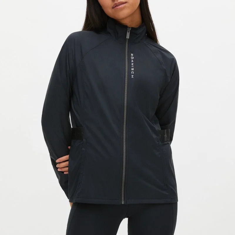 Rohnisch Miles Wind Jacket - Black Laid - back Women's Vibe