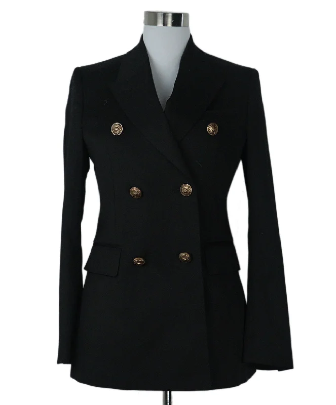 Golden Goose Black Wool Blazer sz 4 Sophisticated Women's Tailored