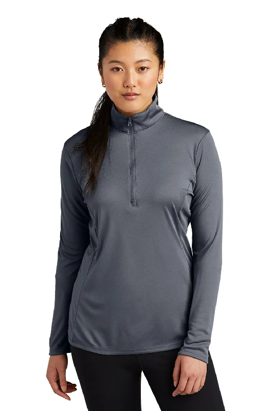 Sport-Tek Womens Competitor Moisture Wicking 1/4 Zip Sweatshirt - Concrete Grey Streetwear Style for Sport-Tek Womens Competitor Moisture Wicking 1/4 Zip Sweatshirt - Concrete Grey Streetwear Style for