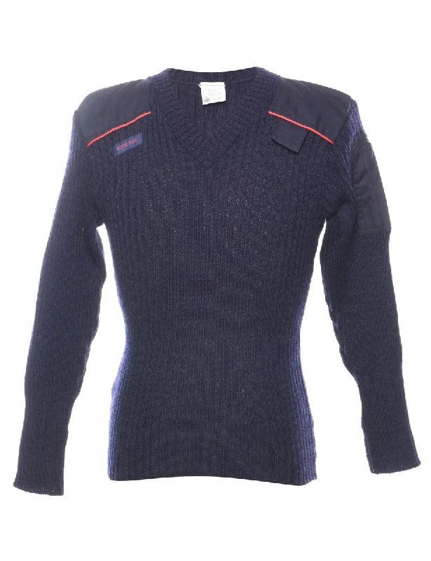 100% Wool Chunky Knit Jumper - XS