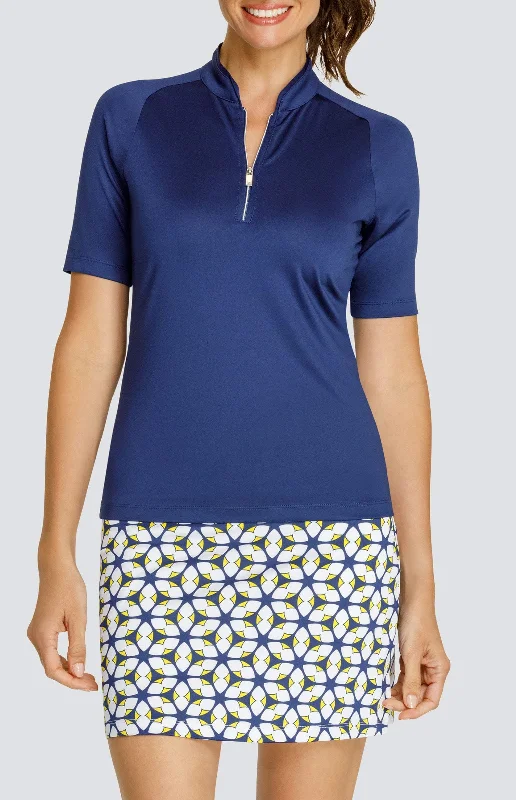 Elaura Top - Lakestorm Blue Country