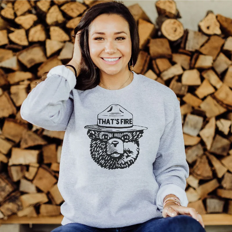 That's Fire Camping Sweatshirt for Men and Women *UNISEX FIT*