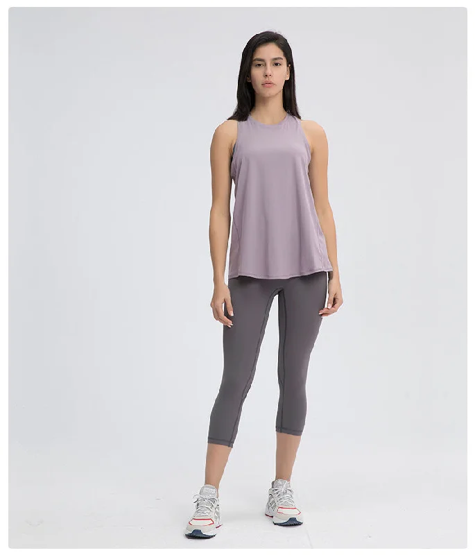 Purple Haze Tie Back Tank Top