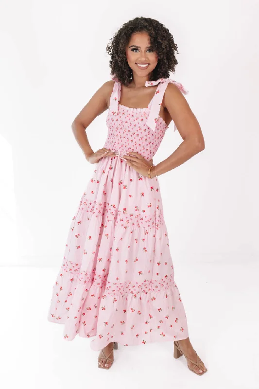 She's So Lovely Maxi Dress - Light Pink