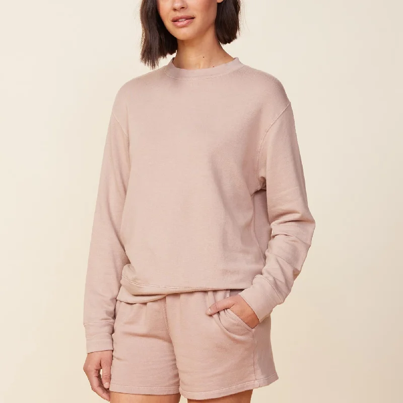 Supersoft Fleece Boyfriend Sweatshirt Cashmere
