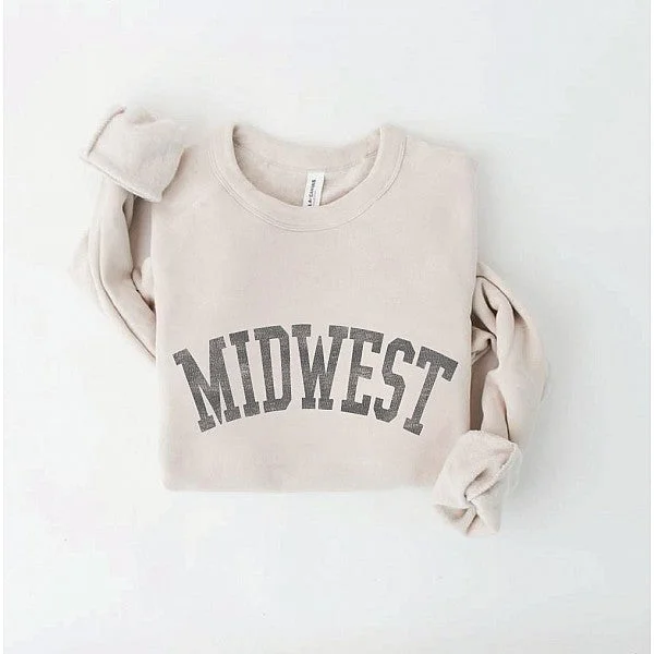 Heather Dust Midwest Crewneck