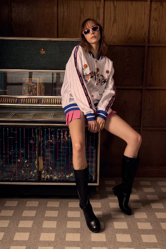 Space Jam Varsity Jacket Vintage Women's 1970S 