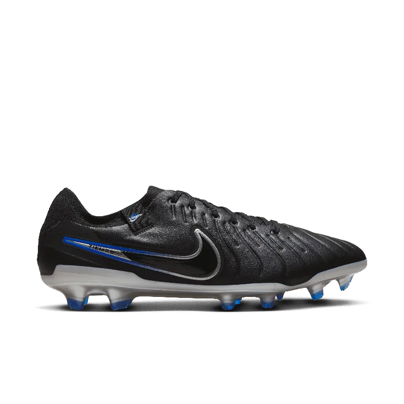 Nike Tiempo Legend 10 Pro FG-Black/ Royal Artistic Women's Hand - painted