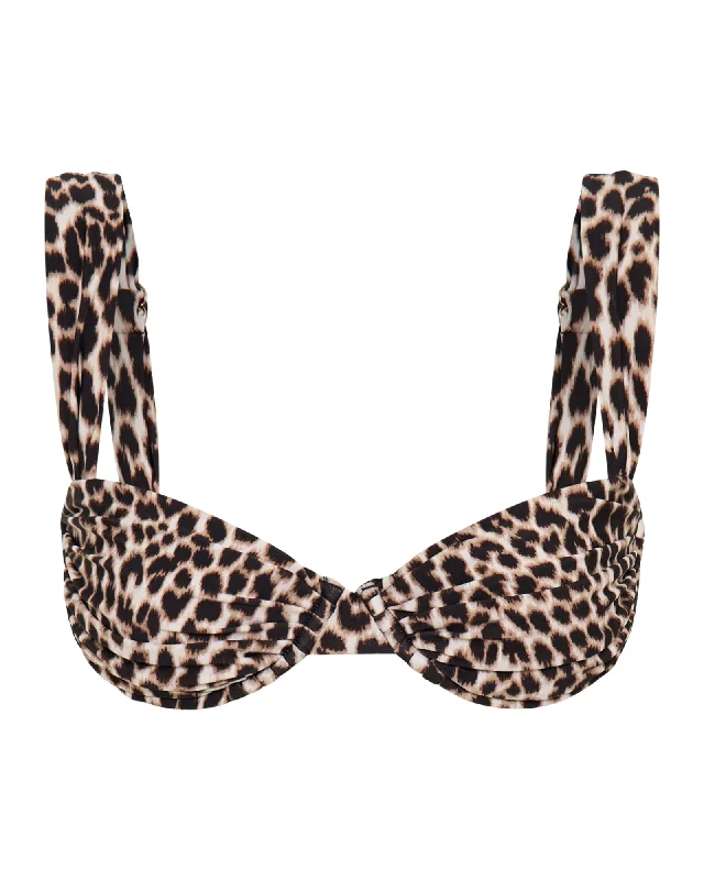 Rhodes Top Leopard Elegant Women's Formal 