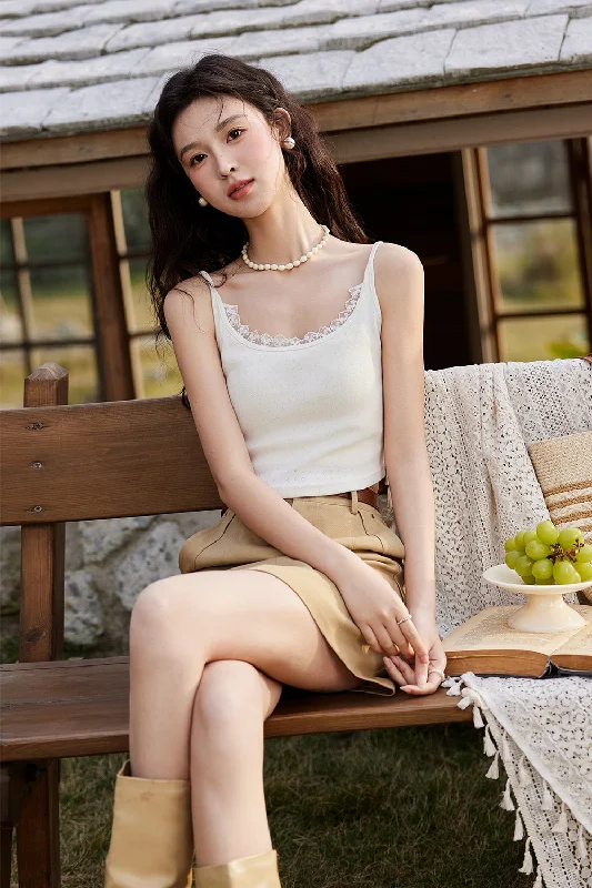 Spaghetti Strap Top for Women Refined Women's Hand - crafted
