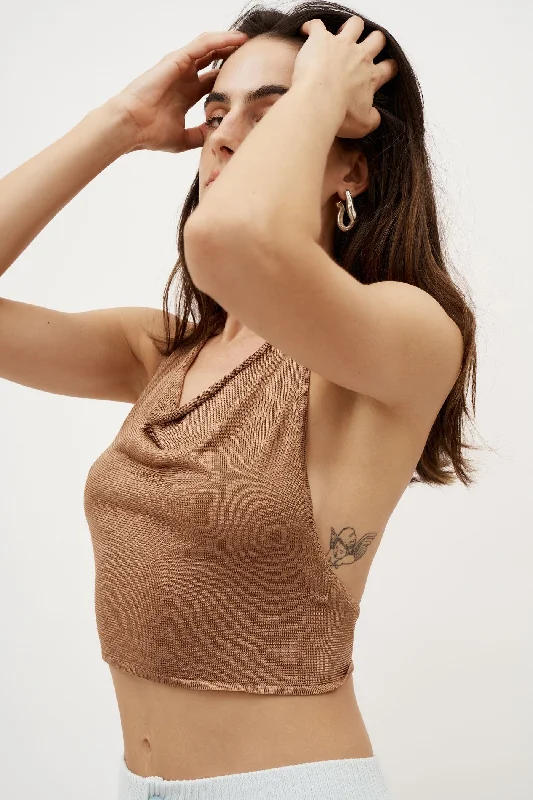 Cinnabar Coffee Top Bold Women's Animal Print