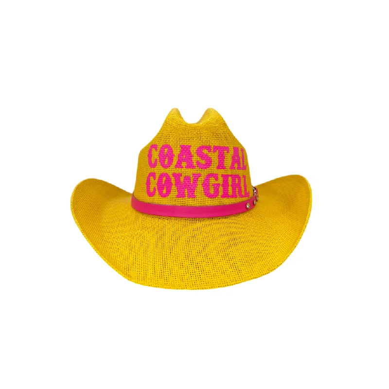 CH-1043- COSTAL COWGIRL YELLOW/PINK Feminine Women's Style 