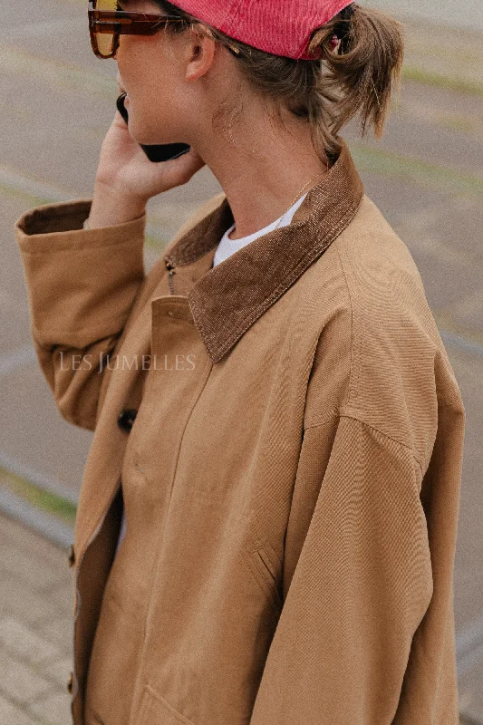 Jacqueline Jacke camel Streetwear Style for 