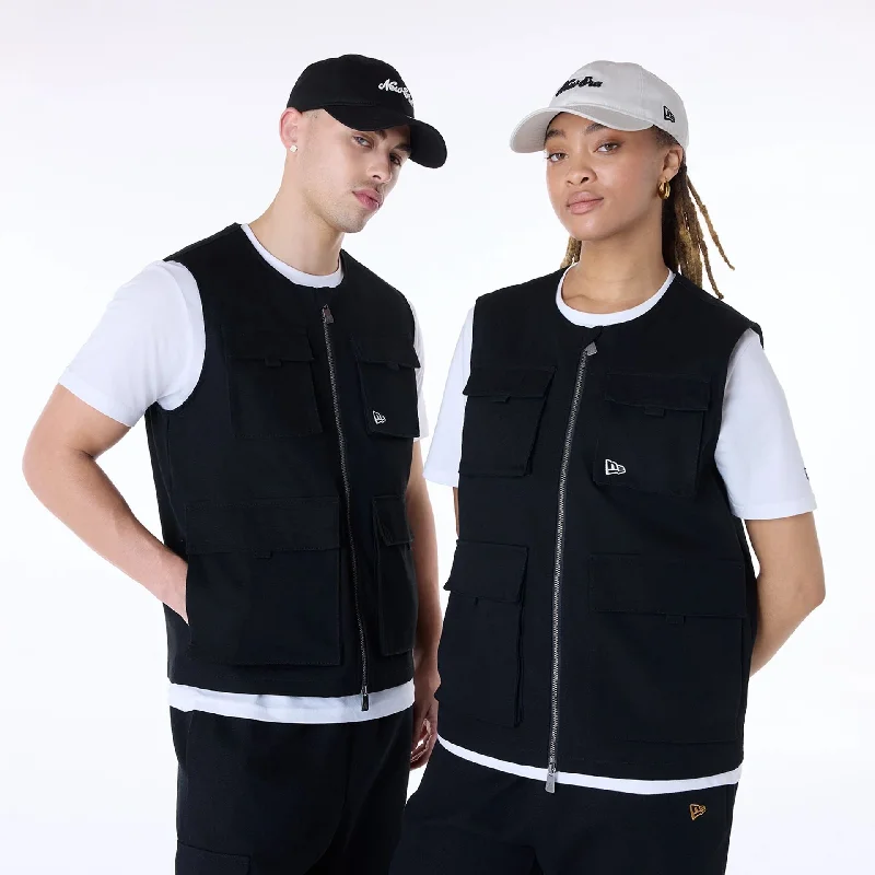 New Era Essential Black Utility Vest