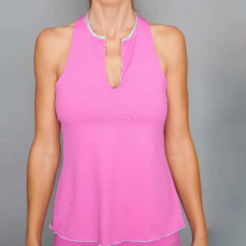 Catalina Racer-back Top (lilac) Sharp Women's Italian