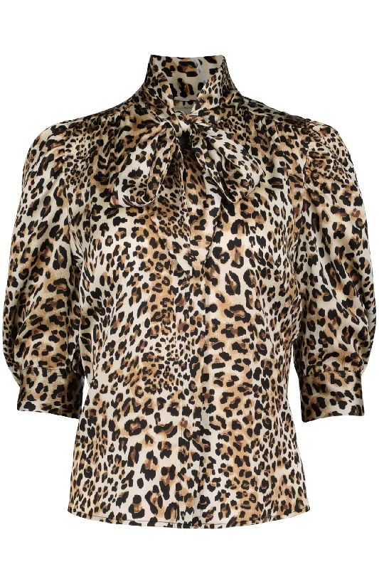 Remi Tie Neck Top Minimalist Women's Casual
