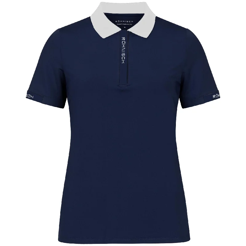 Womens Abby Polo Navy - 2025 Refined Women's Velvet