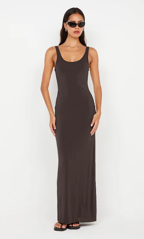 JAYDE SINGLET MAXI DRESS - TWIG Bold Women's Animal Print