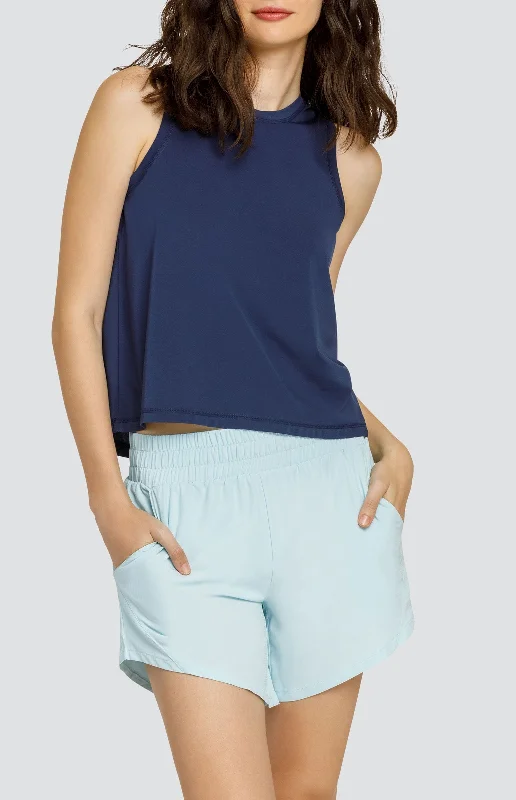 Machli Tank - Navy Blue Sustainable Organic