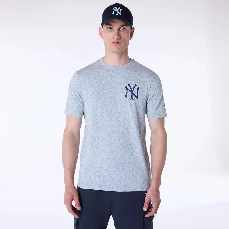 New York Yankees MLB Pennant Graphic Grey T-Shirt