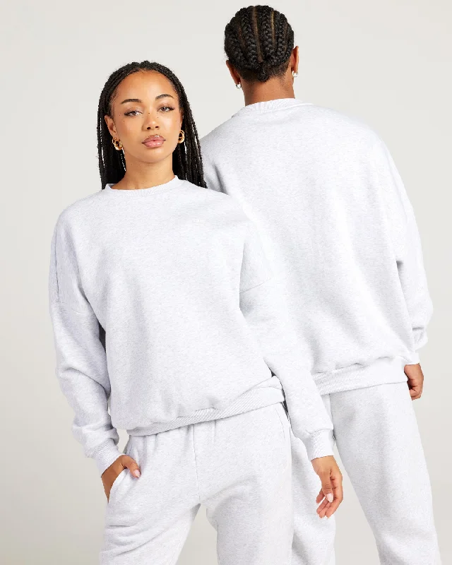 Omni Unisex Crewneck - Grey Marle Stylish Women's Tropical 