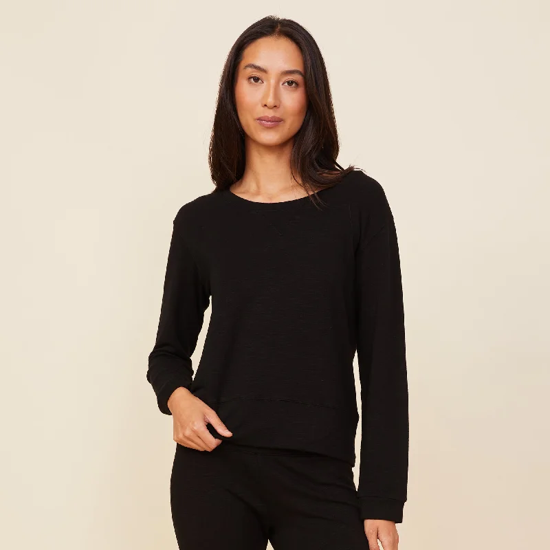 Supersoft Crew Neck Sweatshirt Geometric