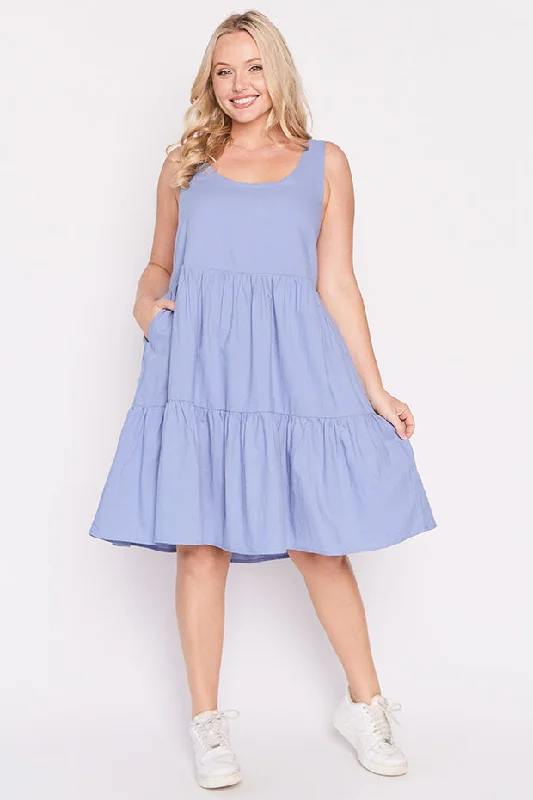 Rory Blue Dress Cozy Women's Winter