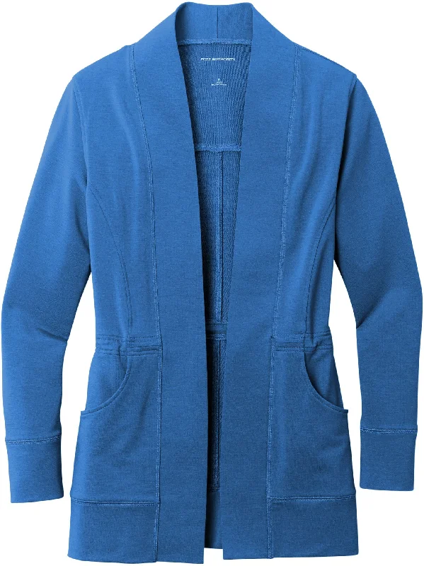 Port Authority Ladies Microterry Cardigan Cashmere