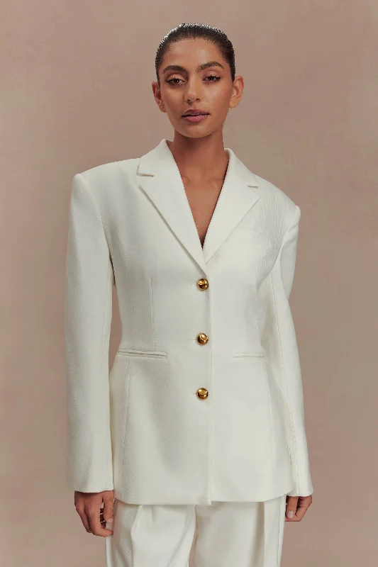 Bellamy Cinched Blazer - Ivory