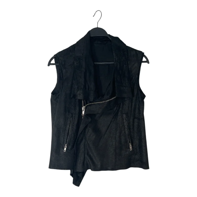 Rick Owens/Vest/10/Leather/BLK/LEATHER VEST Sporty Women's Athleisure 