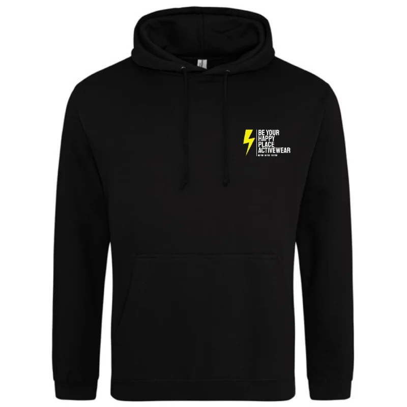 Black Logo Hoodie/Zip Up Hoodie Sustainable Organic
