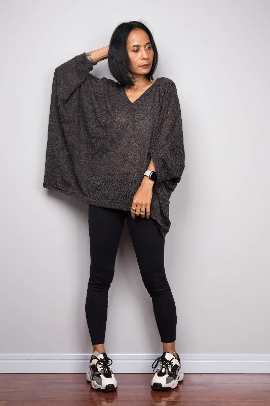 Sweater, Pullover Kaftan top Refined Women's Velvet
