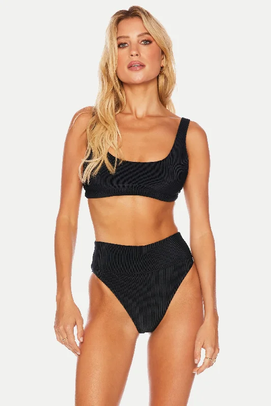 Peyton Top Black Refined Women's Hand - crafted