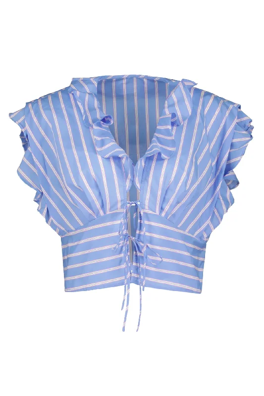 Raphael Ruffle Top Dapper Women's Bow - adorned