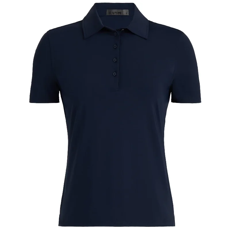 Womens Silky Tech Nylon Polo Twilight - AW24 Laid - back Women's Style