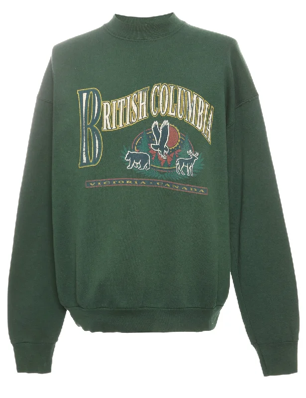 British Columbia Printed Sweatshirt - XL Cool Women's Skate