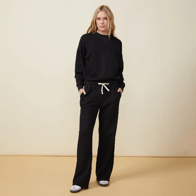 Teddy Fleece Crew Neck Sweatshirt Refined Women's Velvet