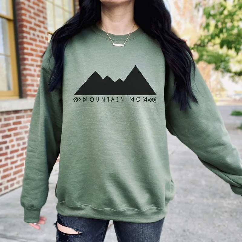 Mountain Mom Crewneck or Hoodie Sweatshirt *UNISEX FIT*