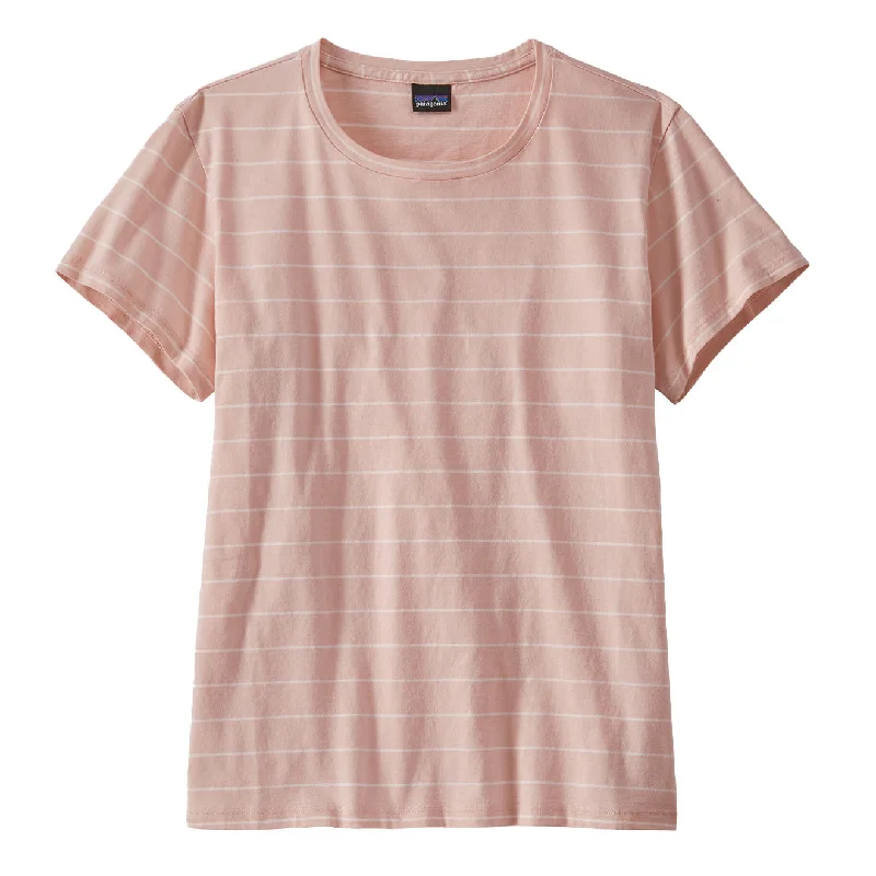 Patagonia Womens Regenerative Organic Certified Cotton Tee Cozy Peach European