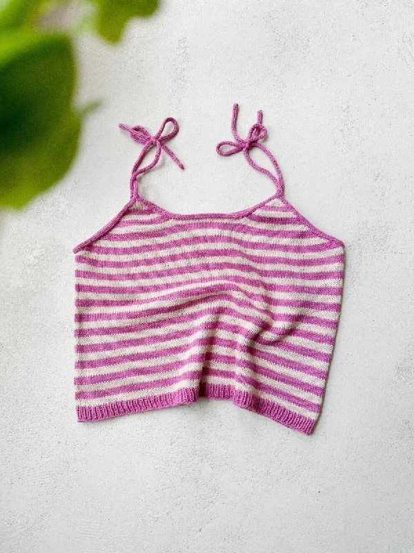 Sørine tanktop by Spektakelstrik, knitting pattern