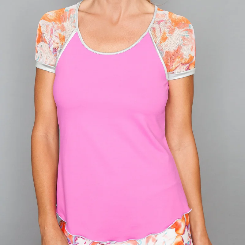 Catalina Cap Sleeve Top (lilac) Dynamic Women's Moto