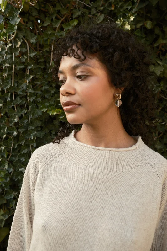 Iris Rollneck Pullover - Parchment Monochromatic All - in - one