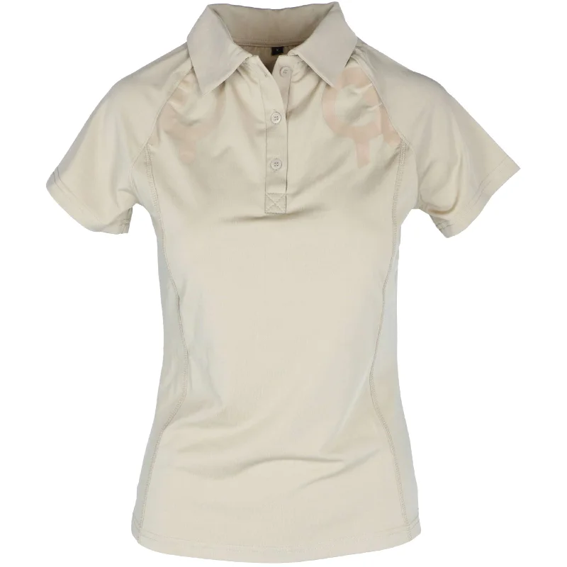 Rebel Polo Shiny Seam Beige