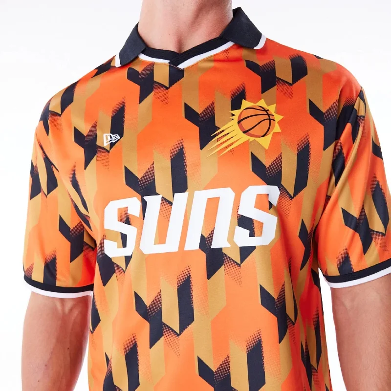 Phoenix Suns NBA Soccer Orange T-Shirt Confident Women's High - fashion
