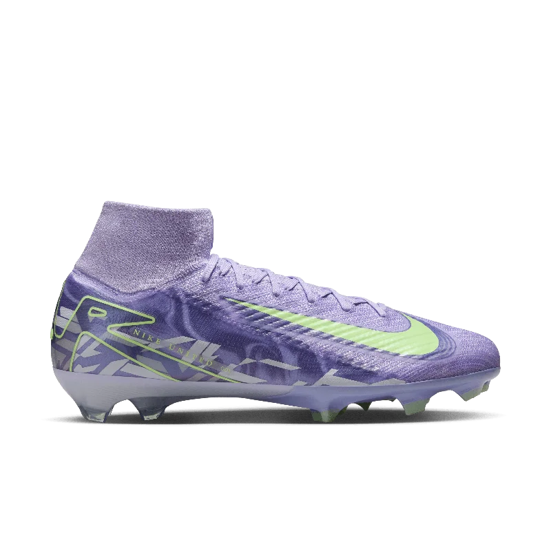 Nike United Mercurial Superfly 10 Elite-Purple Agate/Barely Volt Elegant Women's 